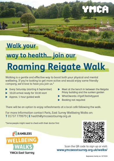 Roaming Reigate walk flyer